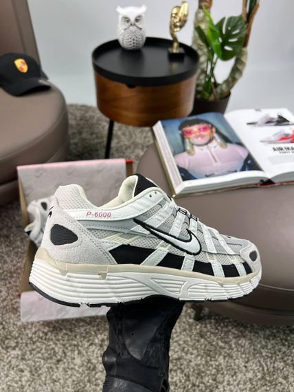 Чоловічі кросівки P-6000 S Reflective White Grey Black весна / літо / осінь A3830 43 27.5 см | Зображення 2