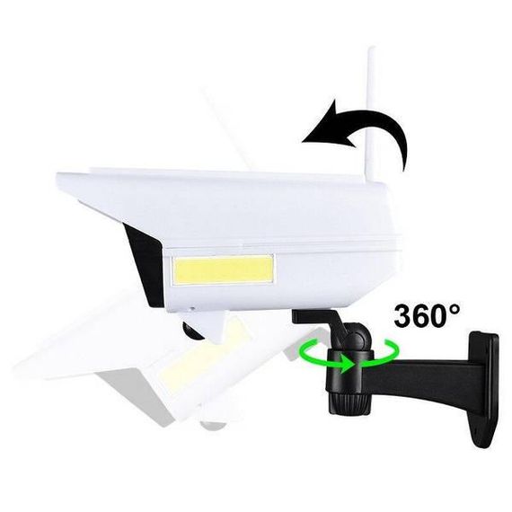 Настінний вуличний світильник з датчиком руху та сонячною панеллю CL-63B | 150W