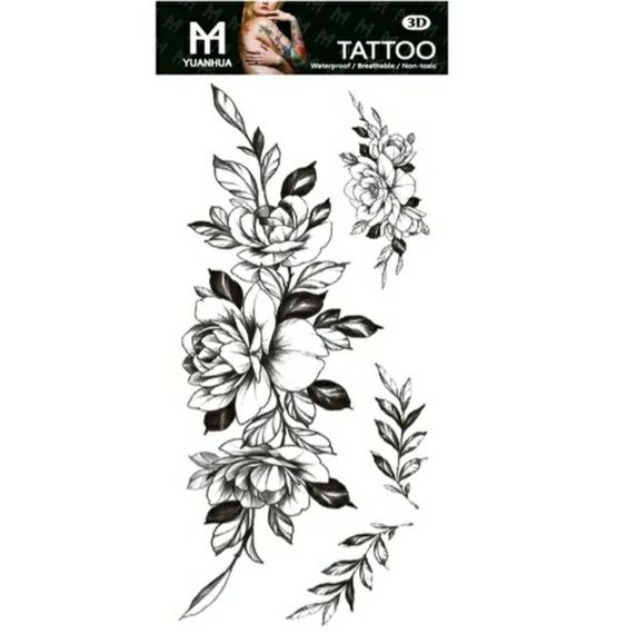 Тату tattoo временное татту наклейка на тело