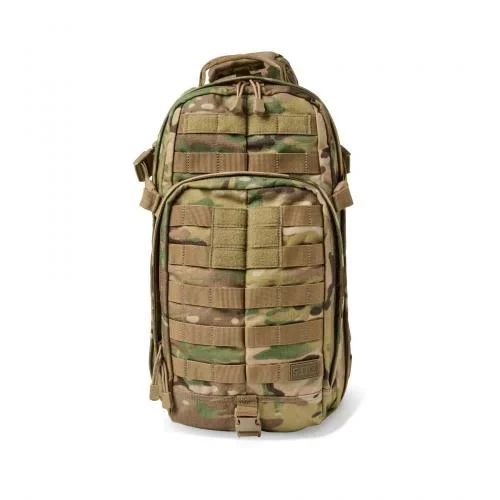 Однолямковий тактичний рюкзак 5.11 Tactical 18 літрів MultiCam штурмовий рюкзак із системою MOLLE для військових, туризму та EDC