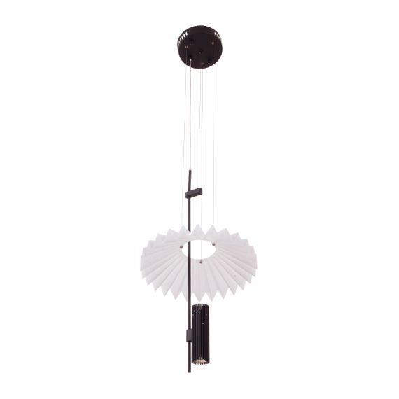 Люстра подвесная в спальню LED 14W WW+NW+CW WH BK (BR-01 665S/2)