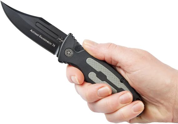 Ніж Boker Plus Kalashnikov 74 Auto Black | Зображення 4