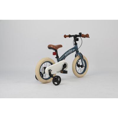 Детский велосипед QPlay Miniby 3 в1, біговел 12&quot;, Grey-Blue (CB02MiniBy12Grey-Blue) | Зображення 4