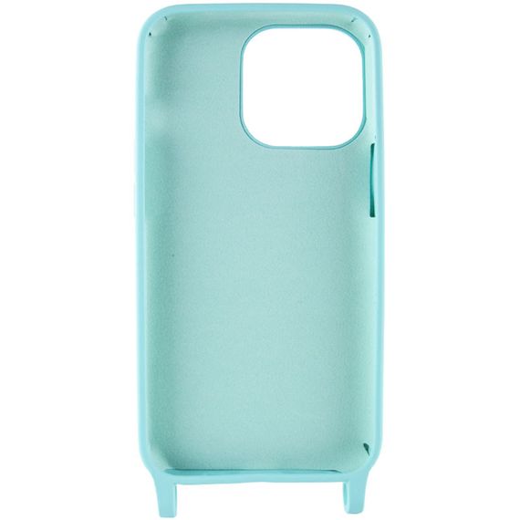 Чехол TPU two straps California для Apple iPhone 12 Pro / 12 (6.1") Бирюзовый / Marine Green | Зображення 2