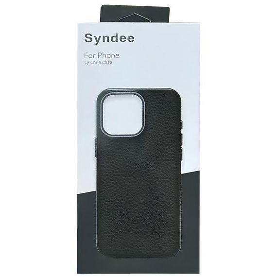 Чохол Syndee with MagSafe для Apple iPhone 15 Pro Max (6.7") Black / Black | Зображення 1
