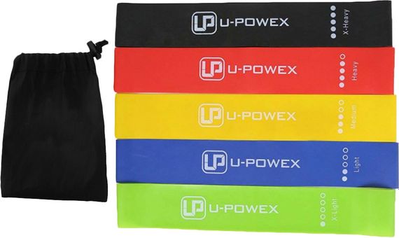 Фітнес гумки для фітнесу U-Powex з 5 стрічок і чохла | Зображення 2