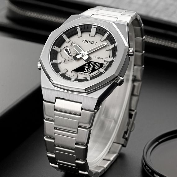 Skmei 1816SIBK Silver-Black | Зображення 3