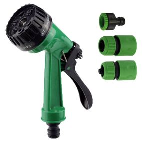 Набір для поливу пістолет-розпилювач 7 режимів, 2 конектори ½″ + адаптер ½-¾″ GRAD 5012545