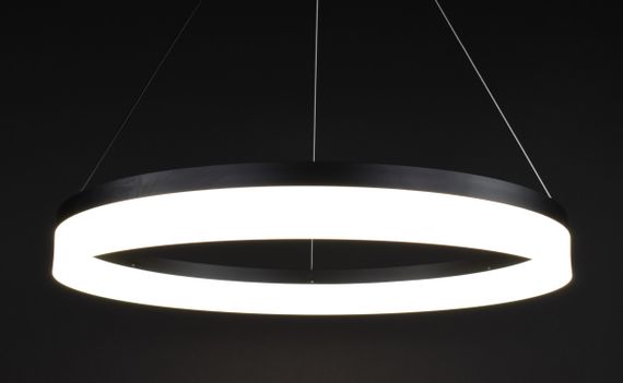 Люстра світлодіодна підвісна LED світильник для квартири на стелю лед 27848 Чорний 30-110х60х60 см. | Зображення 8