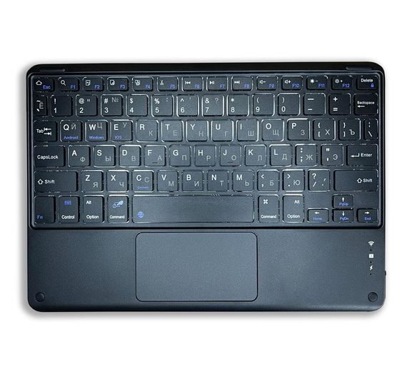 Беспроводная клавиатура Primo KB01 Bluetooth с тачпадом - Black | Зображення 1