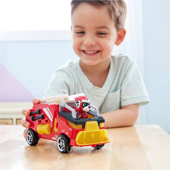 Щенячий Патруль Мегакіно 2023 Пожежна машина та фігурка Маршала Paw Patrol Marshall Mighty Movie Fire Truck | Зображення 6