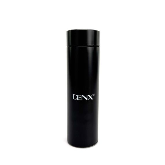 Термос DENX DX1703 500 мл із датчиком температури та ситечком. Чорний (DX1703) | Зображення 1