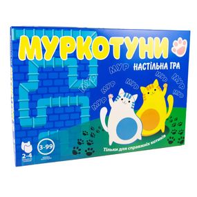 Настільна гра Strateg "Муркотуни" українською мовою (30246)