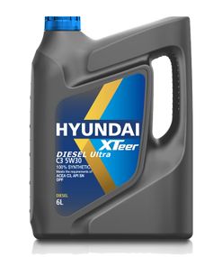 Моторна олива HYUNDAI XTeer Diesel Ultra C3 5W-30 6л.