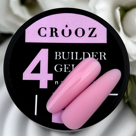Гель для нарощення нігтів Crooz Builder gel 04 (ніжно-рожевий) 15мл