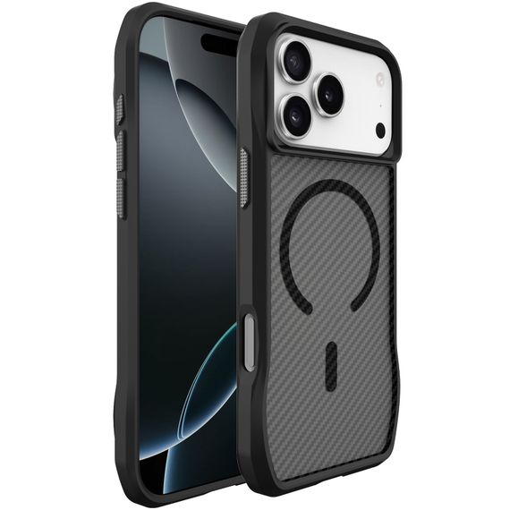 Чохол TPU Space Octagon with Magnetic Fit для Apple iPhone 17 Pro Max (6.9") Carbon Black