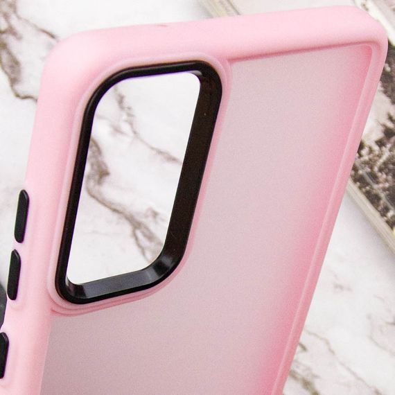 Чехол TPU+PC Lyon Frosted для Motorola Moto G22 Pink | Зображення 4