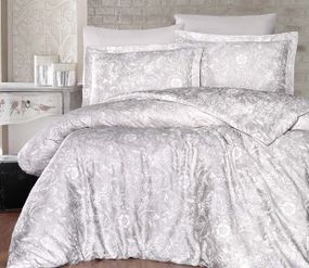 Постельное белье First Choice Cotton Satin 160х220 семейный Advina Champagne
