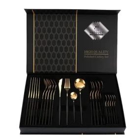 Набор столовых приборов Kitchen Ware 24 шт  из нержавеющей стали на 6 персон
