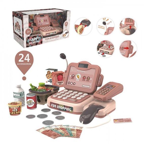Дитячий ігровий касовий апарат 888P 24 предмети