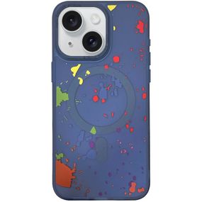 Чехол TPU+PC Flush with Magnetic Fit для Apple iPhone 15 (6.1") Dark blue