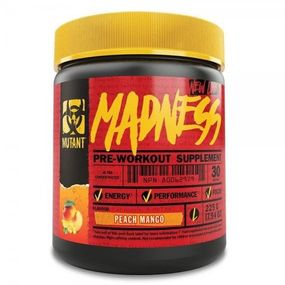 Комплекс до тренування Mutant Madness 225 g /30 servings/ Peach Mango