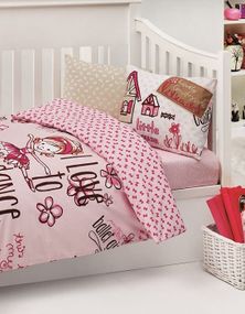 Комплект постільної білизни Belizza  83468 Туреччина Для ліжечка  Бавовна