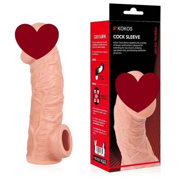 Насадка на член Kokos Cock Sleeve CS 001 L Sex Aura