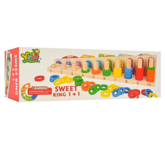 Розвиваюча іграшка Геометрика MD 2068 дерев'яна | Зображення 1