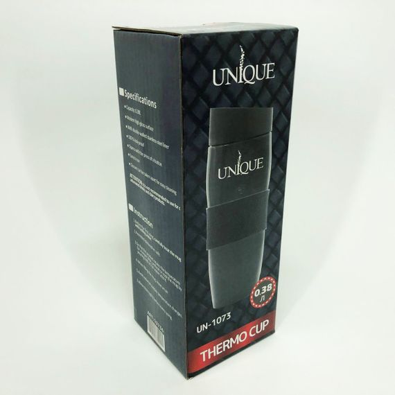 Термокухоль UNIQUE UN-1073 0.38 л, Мандрівний термос, Фляга для пікніка. Колір: фіолетовий | Зображення 2