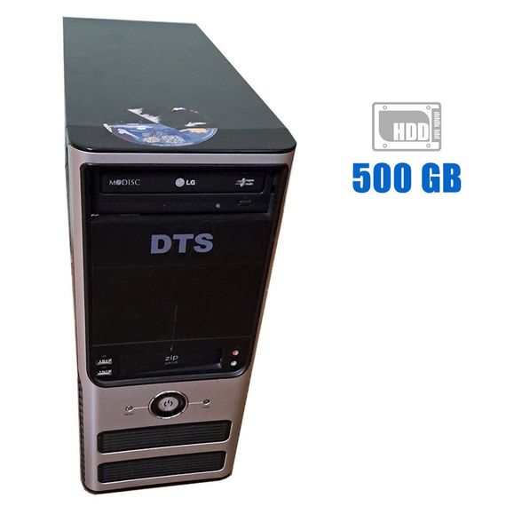 ПК Б-клас DTS Tower / Intel Pentium G4400 (2 ядра по 3.3 GHz) / 4 GB DDR4 / 500 GB HDD / Intel HD Graphics 510 / 500W / Win 10 б/в
