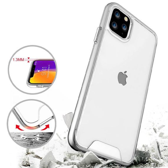 Чохол TPU Space Case transparent для Apple iPhone 11 Pro Max (6.5") | Зображення 4