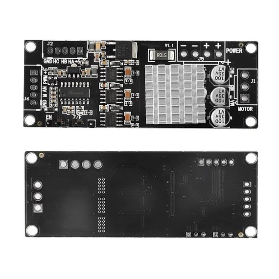 Плата контроллер бесщеточного трехфазного DC 12V-30V 200W XY-BLDC DC мотора | Зображення 1