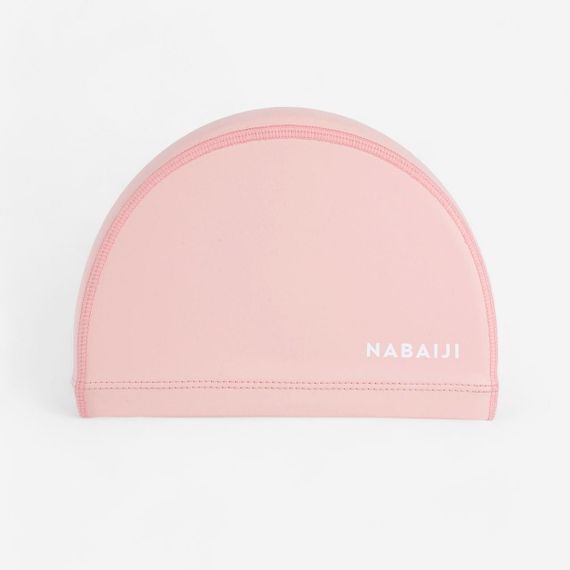 Шапочка для плавання текстильно-силіконова рожева - S 53-56cm