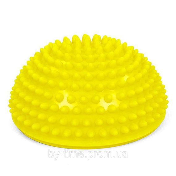 Півсфера масажна кіндербол EasyFit 16 см м'яка жовта