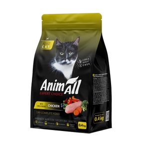 Сухий корм для котів з куркою Animall Cat Chicken, 400 гр