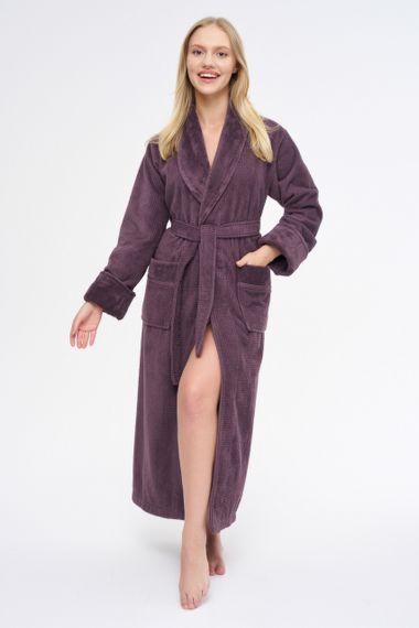 Жіночий халат Nusa 3873 фіолетовий XL | Зображення 7