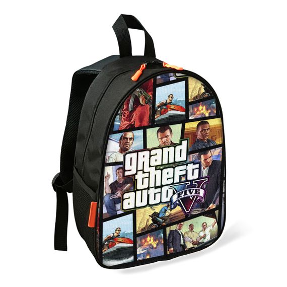 Рюкзак детский GTA/Grand Theft Auto школьный/городской 34х27х13 см для мальчика (02735)