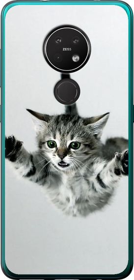 Чехол на Nokia 7.2 Летящий котёнок "2322u-1792-17620"