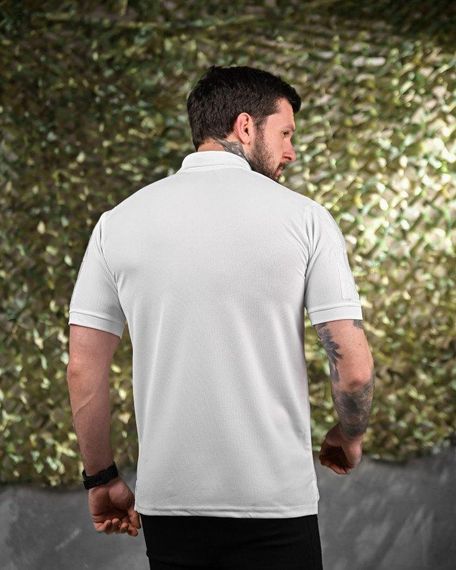 Тактическое футболка поло черная+белая   ДЛ7056 | Зображення 5