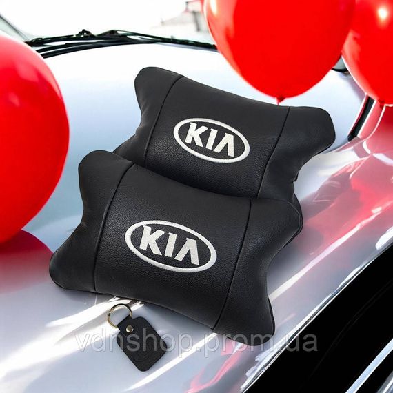 Дорожня подушка під голову Kia, Подушки-підголівники для салону автомобіля, Подушка підголівник метелик NS-60 | Зображення 4