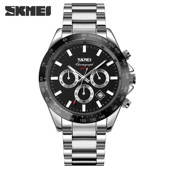 Чоловічий годинник Skmei 9259SIBK Silver-Black