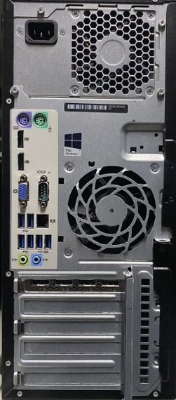 Комп'ютер HP EliteDesk 800 G2 Tower / Intel Core i5-6500 (4 ядра по 3,2 - 3,6 ГГц) / 16 ГБ DDR4 / 256 ГБ SSD / nVidia Quadro M2000, 4 ГБ GDDR5, 128-біт / DVD-ROM б/в | Зображення 3