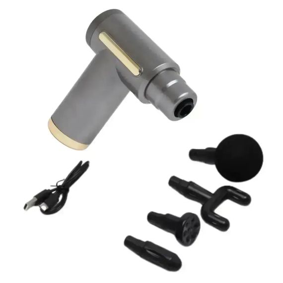 УЦЕНКА! Массажер мышечный ручной Massage Gun Аккумуляторный (Повреждение корпуса 3407) | Зображення 7