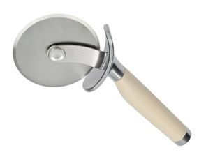 Нож для пиццы KitchenAid, кремовый