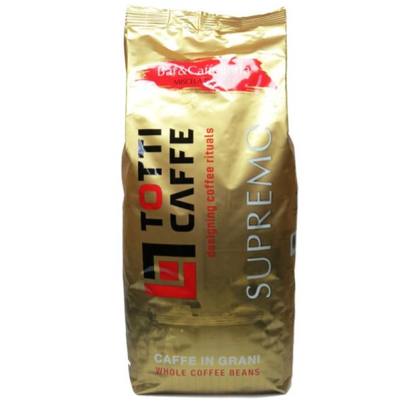 Кофе в зернах Totti Caffe Supremo 1кг. Польша (Тотти золотой) | Зображення 1