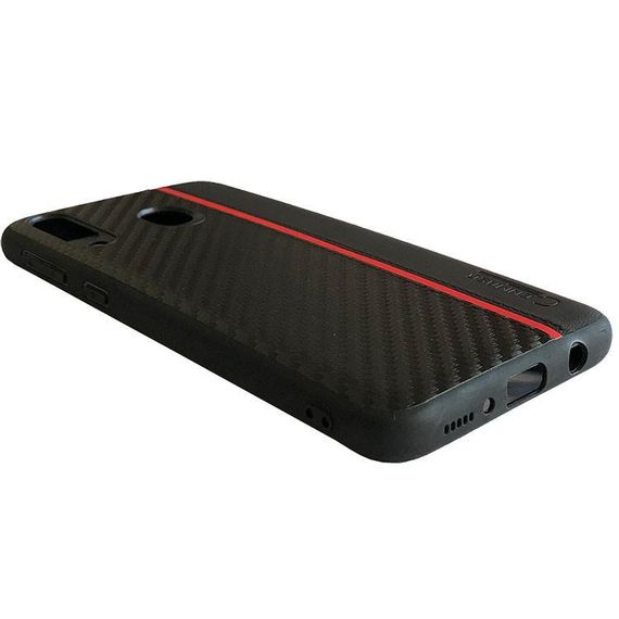 Чохол накладка Primo Cenmaso для Samsung Galaxy M30 2019 ( SM-M305 ) - Black&Red | Зображення 3