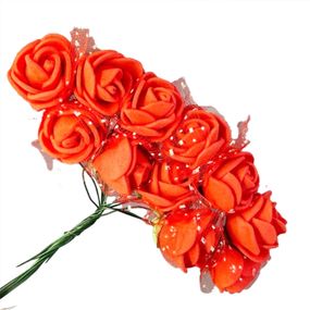 Декоративные розы для творчества KV-724 пучок 12 штук