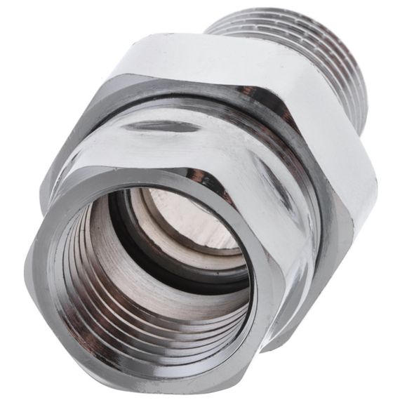 Згін американка (хром) 1/2 "прямий Koer KR.341.chr (KR2702) | Зображення 1
