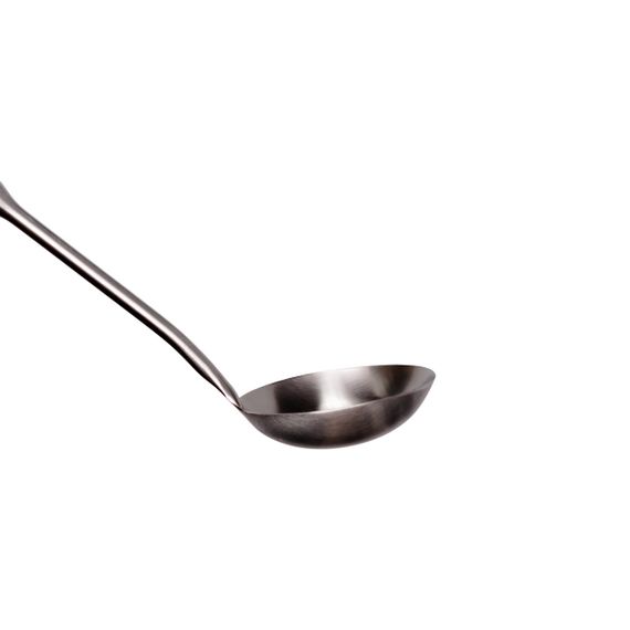 Половник металлический кухонный 27 (см) из нержавейки с деревянной ручкой HP-8-45 | Зображення 2